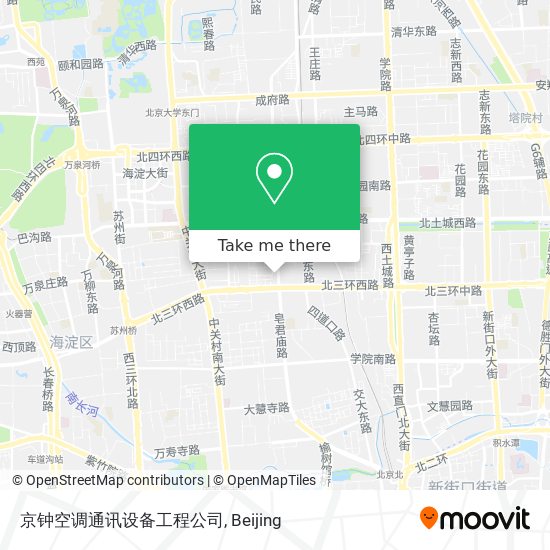 京钟空调通讯设备工程公司 map