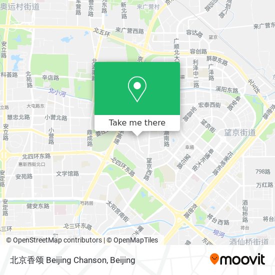 北京香颂 Beijing Chanson map