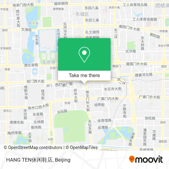 HANG TEN休闲鞋店 map