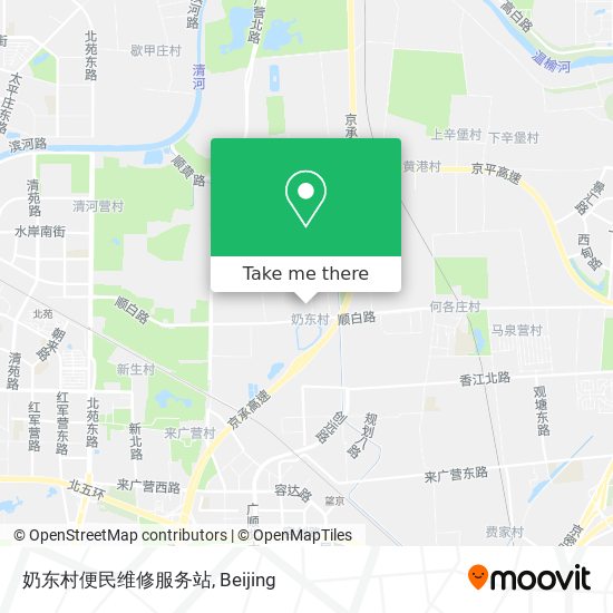 奶东村便民维修服务站 map
