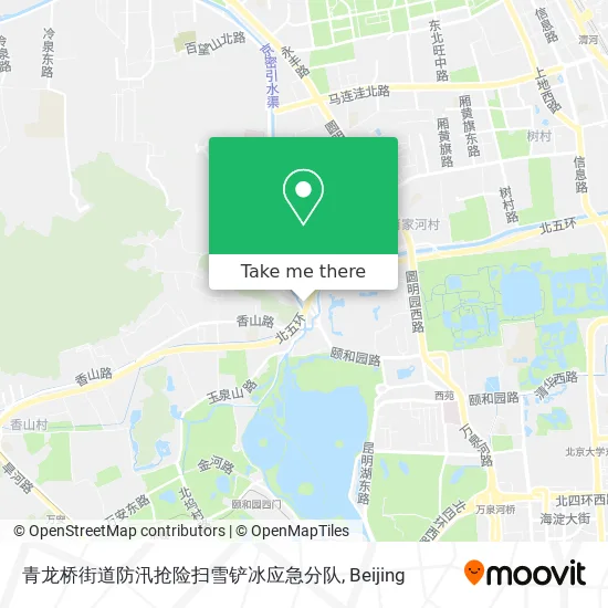 青龙桥街道防汛抢险扫雪铲冰应急分队 map