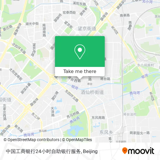 中国工商银行24小时自助银行服务 map