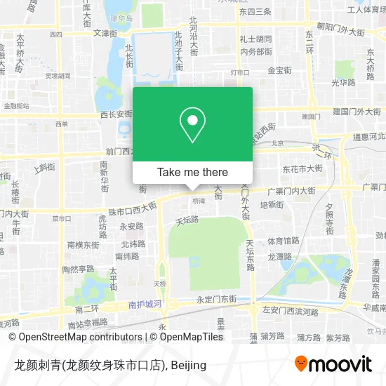 龙颜刺青(龙颜纹身珠市口店) map