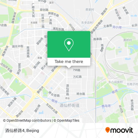 酒仙桥路4 map