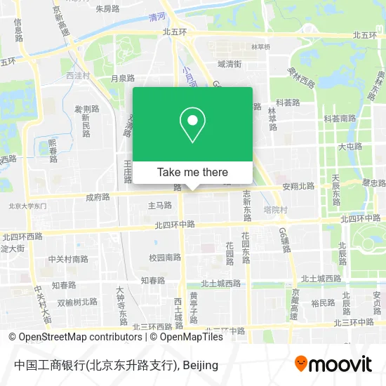 中国工商银行(北京东升路支行) map