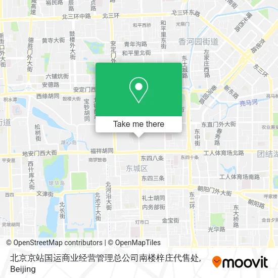 北京京站国运商业经营管理总公司南楼梓庄代售处 map