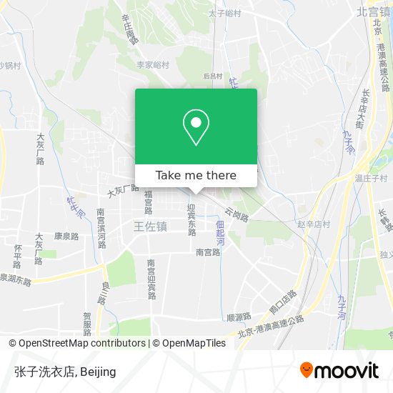 张子洗衣店 map