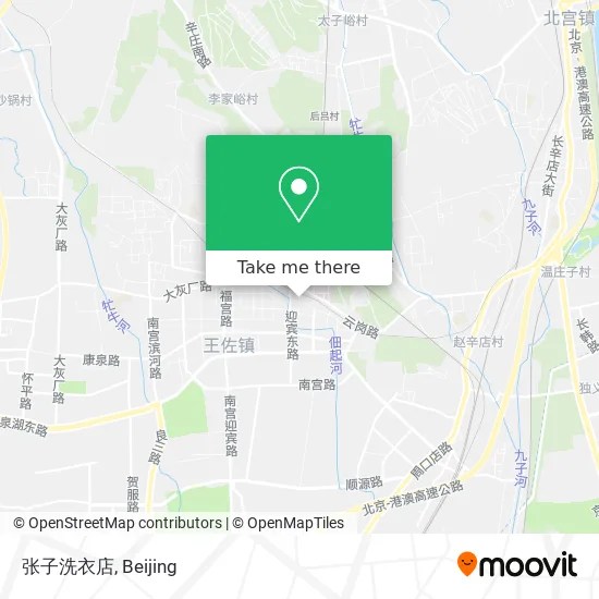 张子洗衣店 map