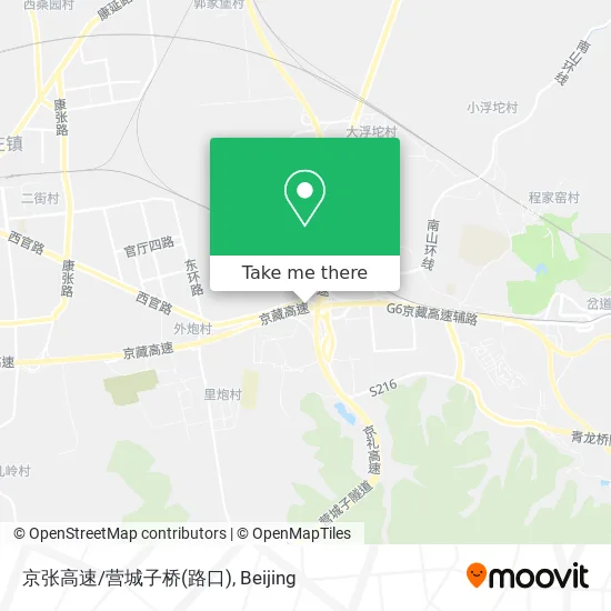 京张高速/营城子桥(路口) map