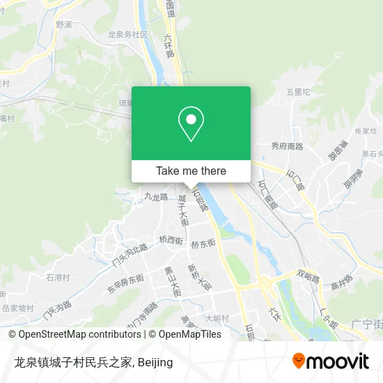 龙泉镇城子村民兵之家 map