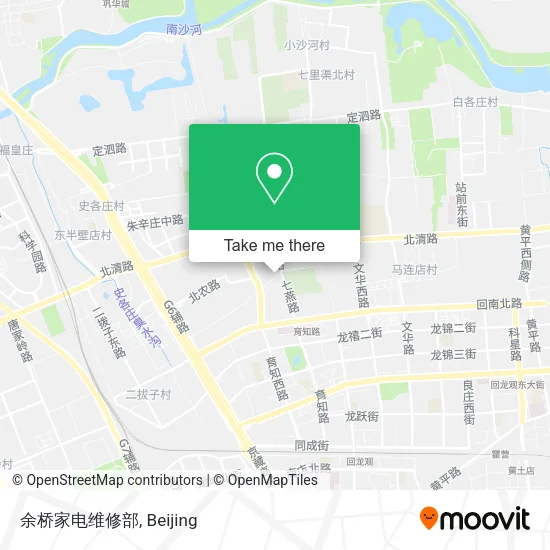 余桥家电维修部 map