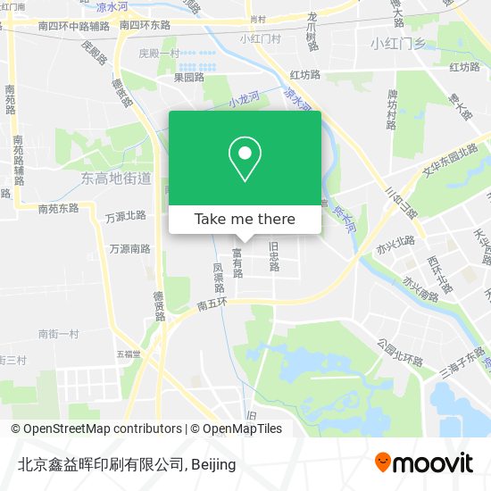 北京鑫益晖印刷有限公司 map