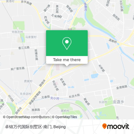 卓锦万代国际别墅区-南门 map