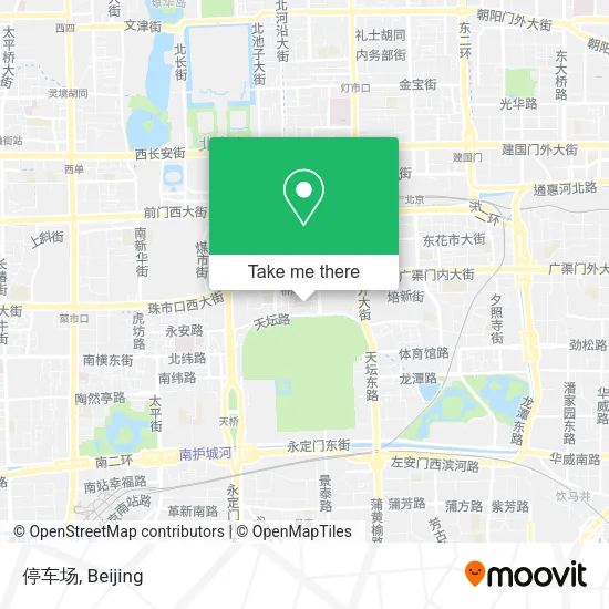 停车场 map