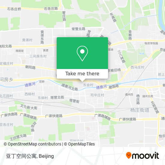 亚丁空间公寓 map