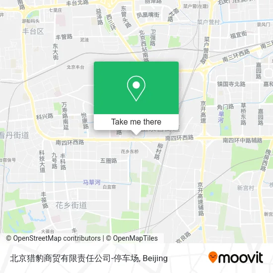 北京猎豹商贸有限责任公司-停车场 map