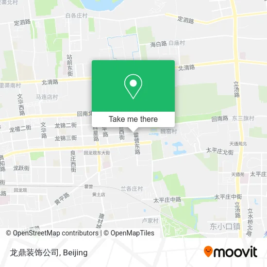 龙鼎装饰公司 map
