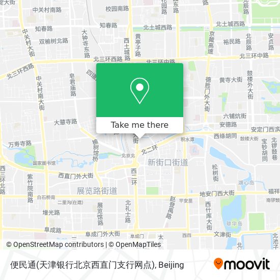 便民通(天津银行北京西直门支行网点) map