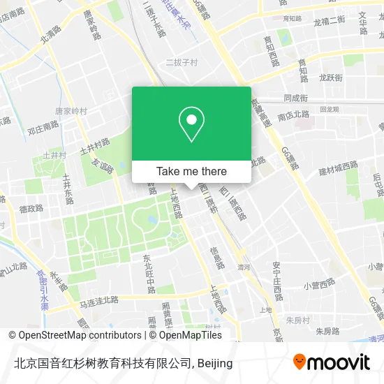 北京国音红杉树教育科技有限公司 map