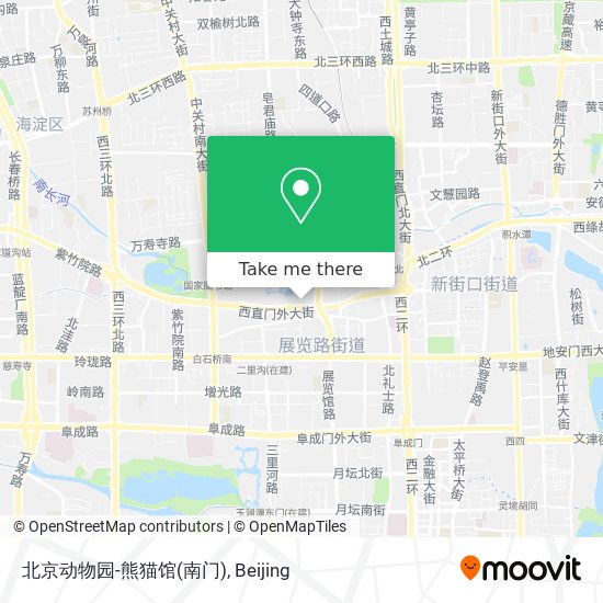 北京动物园-熊猫馆(南门) map