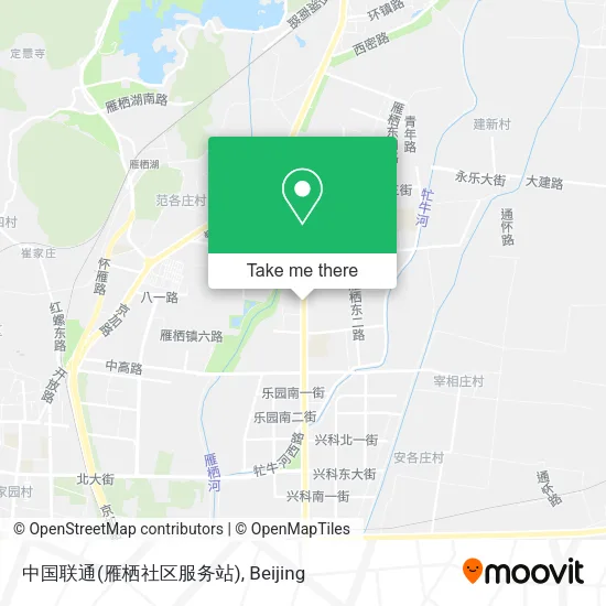 中国联通(雁栖社区服务站) map
