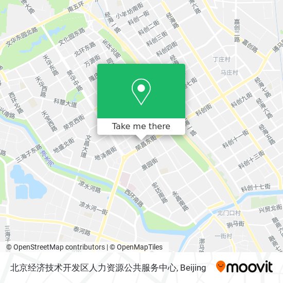 北京经济技术开发区人力资源公共服务中心 map