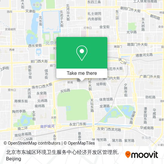 北京市东城区环境卫生服务中心经济开发区管理所 map