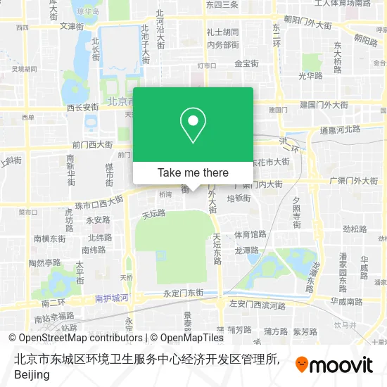 北京市东城区环境卫生服务中心经济开发区管理所 map