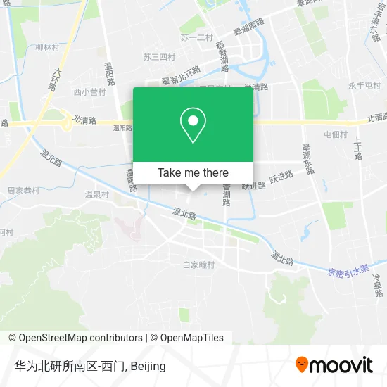 华为北研所南区-西门 map