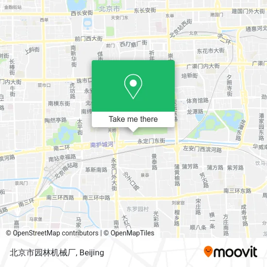 北京市园林机械厂 map