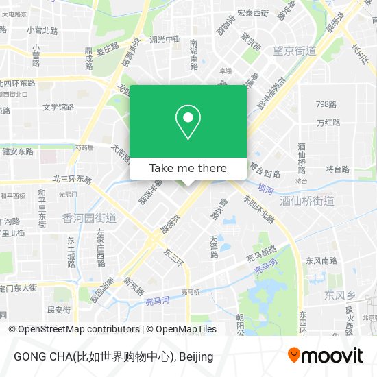 GONG CHA(比如世界购物中心) map