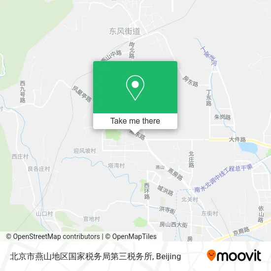 北京市燕山地区国家税务局第三税务所 map