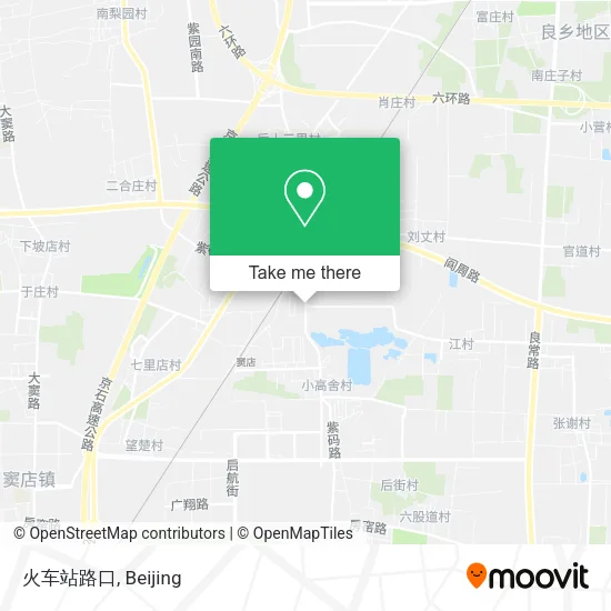 火车站路口 map