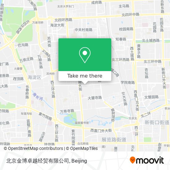 北京金博卓越经贸有限公司 map