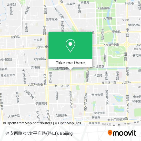 健安西路/北太平庄路(路口) map