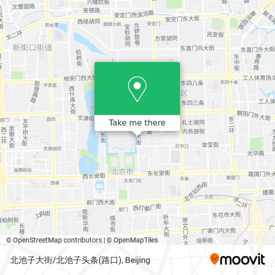 北池子大街/北池子头条(路口) map