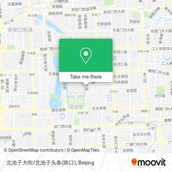 北池子大街/北池子头条(路口) map