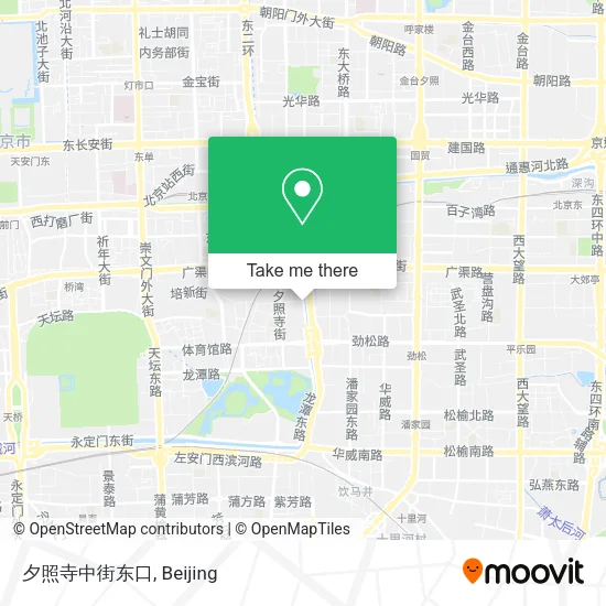 夕照寺中街东口 map