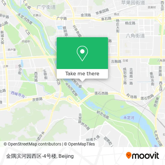 金隅滨河园西区-4号楼 map