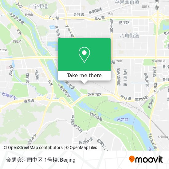 金隅滨河园中区-1号楼 map