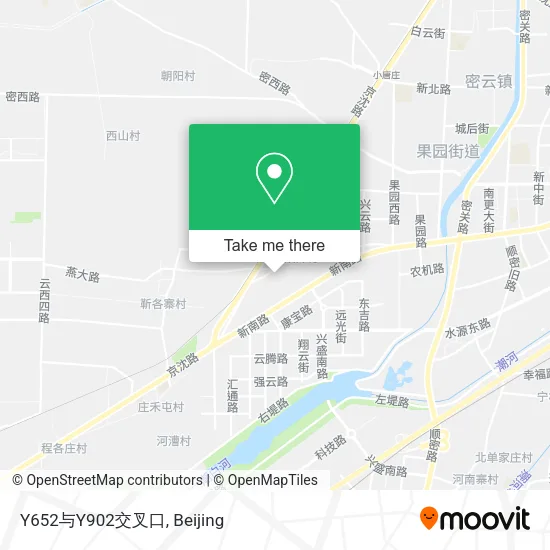 Y652与Y902交叉口 map