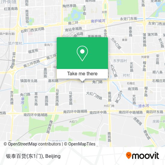 银泰百货(东1门) map