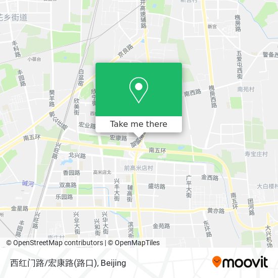 西红门路/宏康路(路口) map