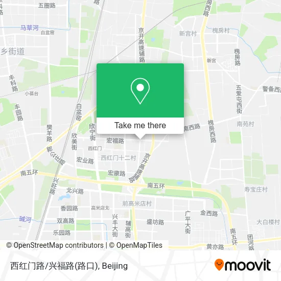 西红门路/兴福路(路口) map