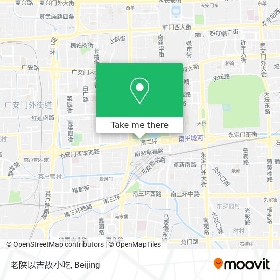 老陕以吉故小吃 map
