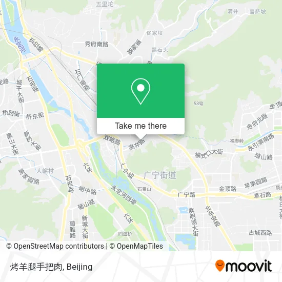 烤羊腿手把肉 map