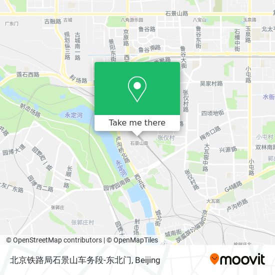北京铁路局石景山车务段-东北门 map