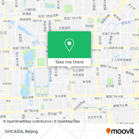 GHCASIA map