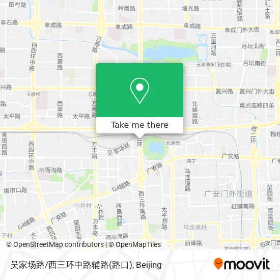吴家场路/西三环中路辅路(路口) map