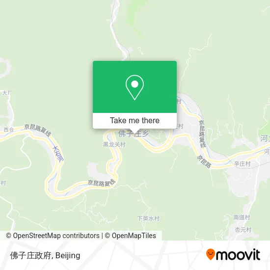 佛子庄政府 map